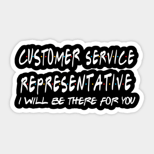 Customer Services Representative Sticker